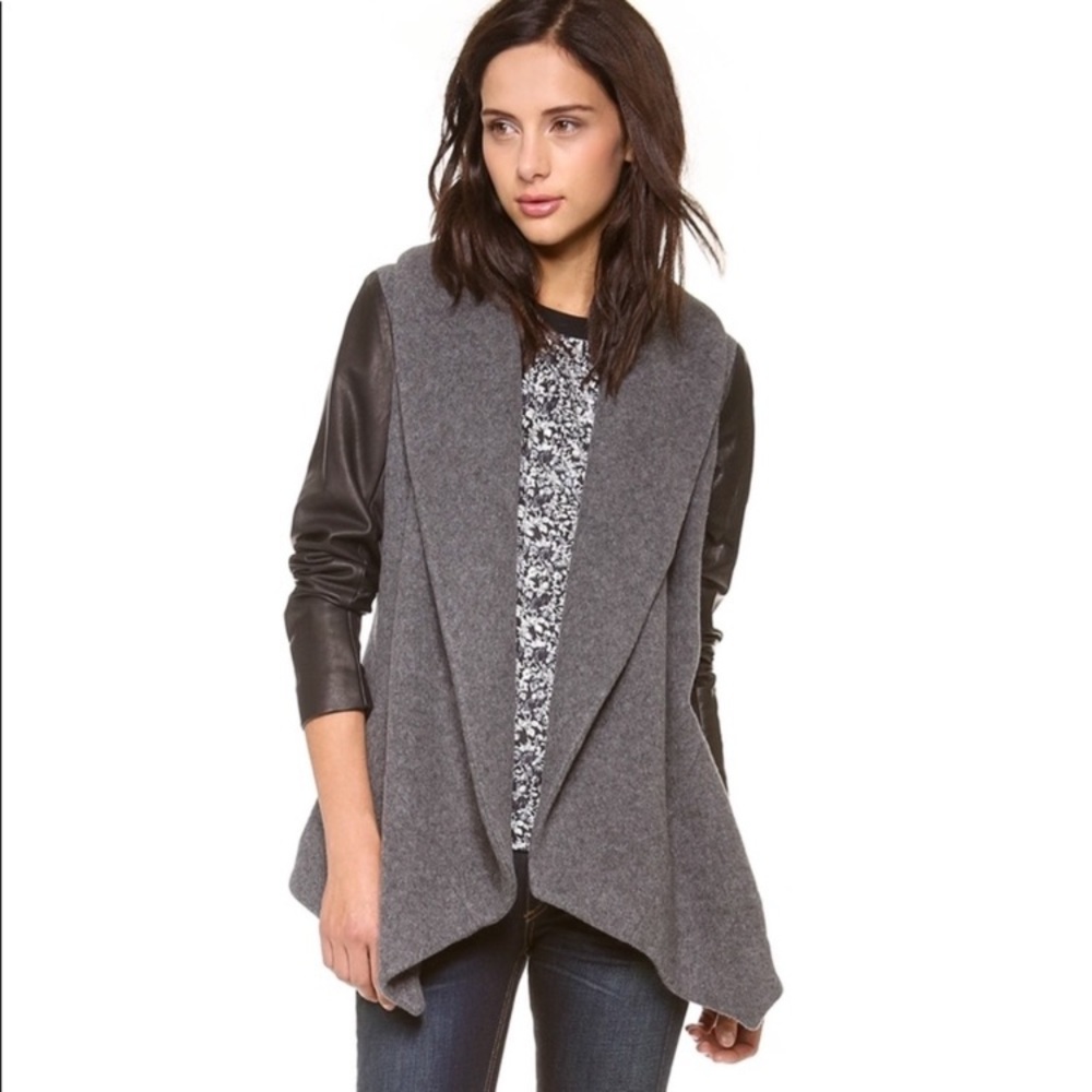 Theory Gray and Black Women's Jacket